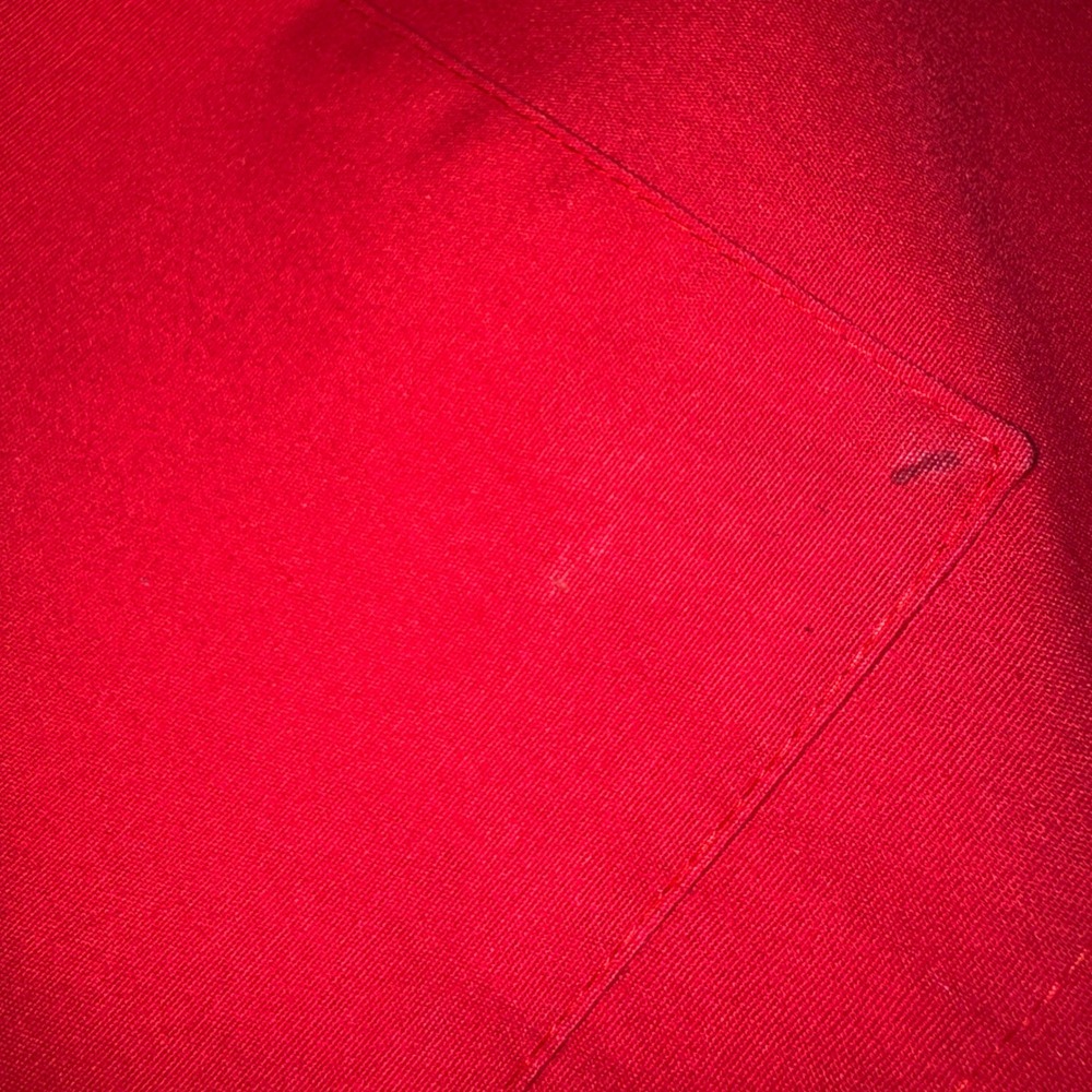 Vintage Kmart Employee Uniform Vest Red Todd Uniforms Size 1X Retro Retail Logo - Picture 12 of 15